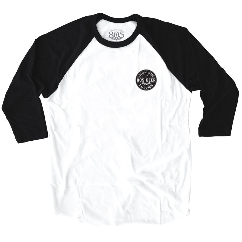 805 Beer Raglan Tee Front