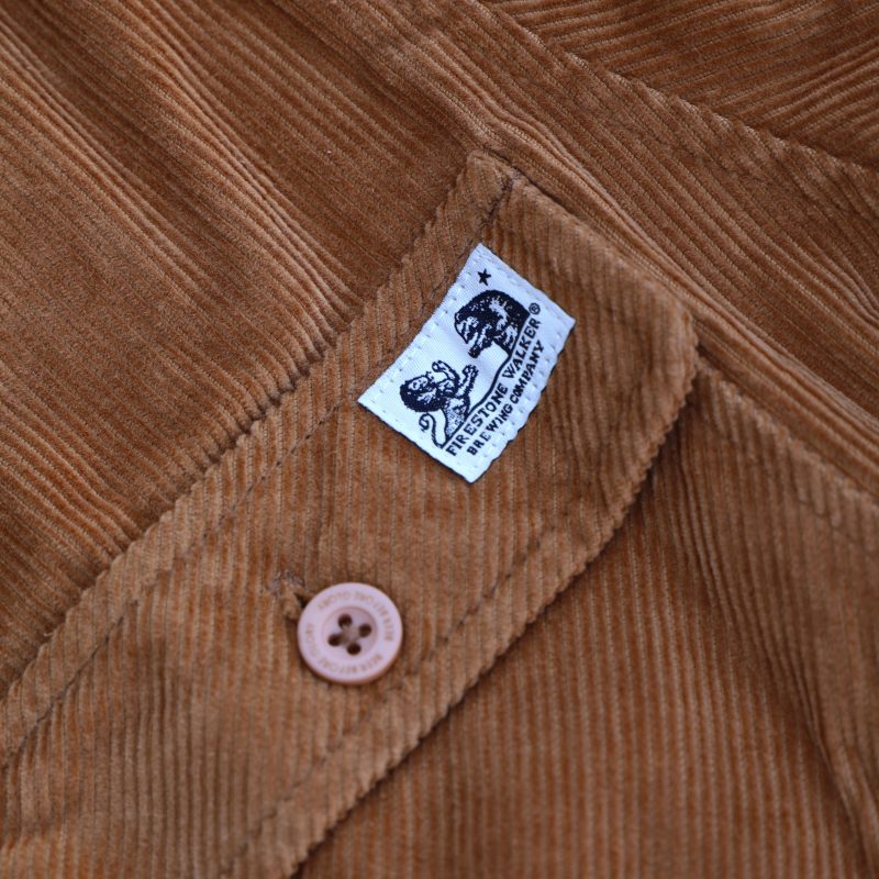 FW cord jacket pocket label